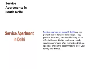 Start booking - service apartments Delhi