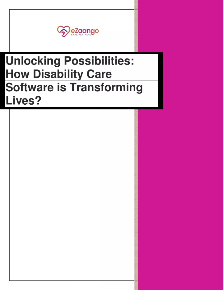 unlocking possibilities how disability care