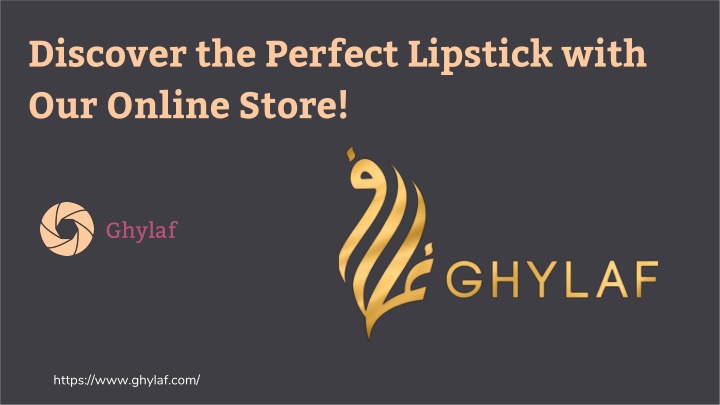 discover the perfect lipstick with our online