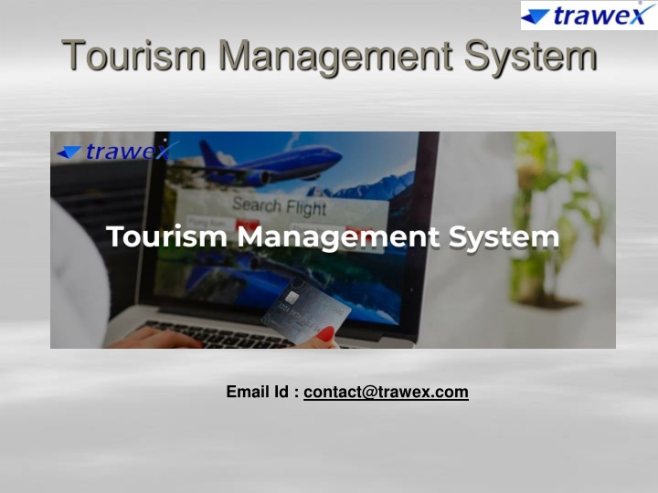 srs for tourism management system ppt