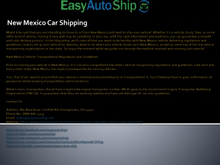 new mexico car shipping