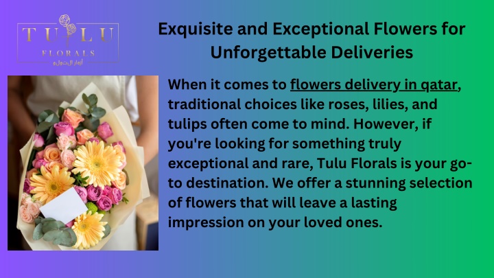 exquisite and exceptional flowers