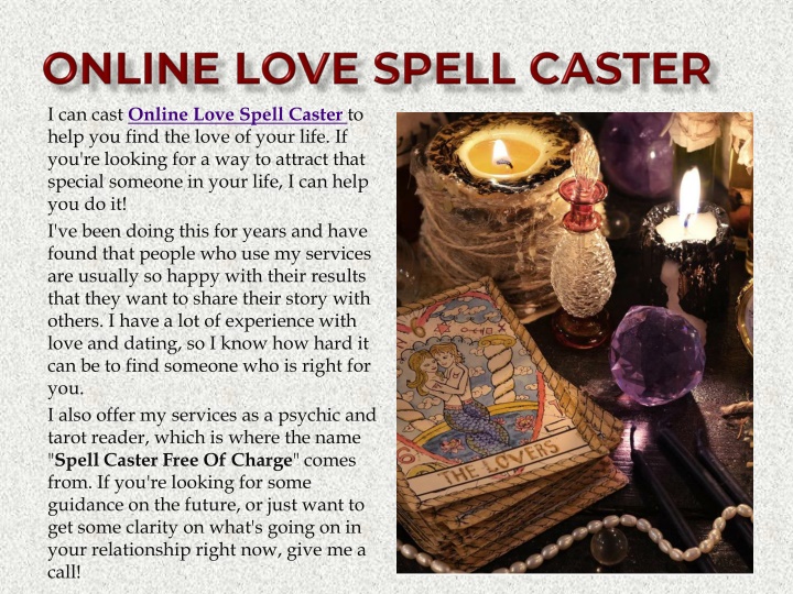 online love spell caster