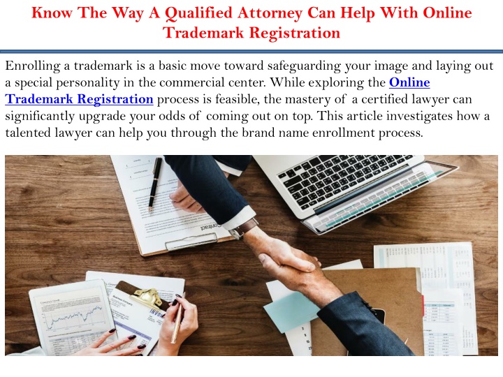 know the way a qualified attorney can help with