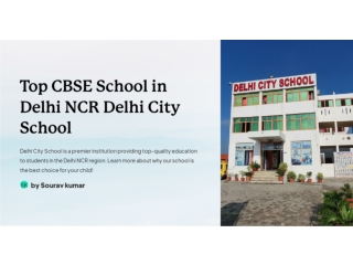 Top CBSE School in Delhi, NCR