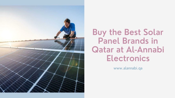 buy the best solar panel brands in qatar