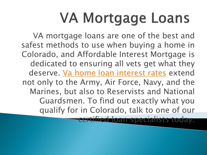 va mortgage l oans