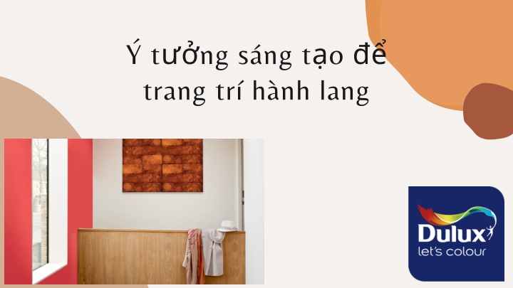 t ng s ng t o trang tr h nh lang