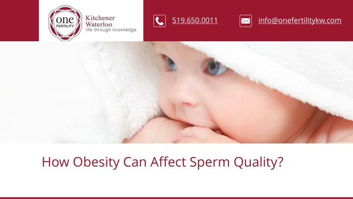 how obesity can affect sperm quality