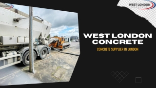 concrete supplier in London - WEST LONDON CONCRETE