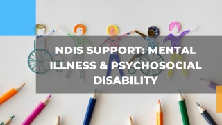 NDIS Support Mental Illness & Psychosocial Disability