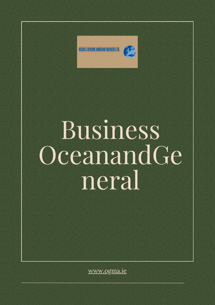 business oceanandge neral