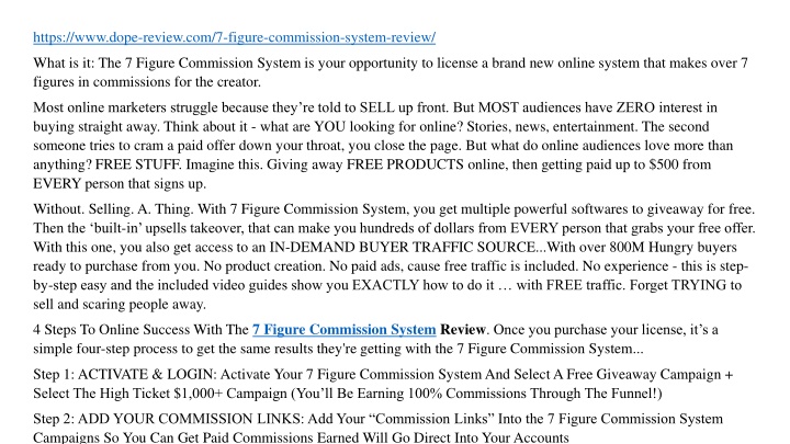 https www dope review com 7 figure commission