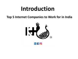 Top 5 Internet Companies to Work for in India