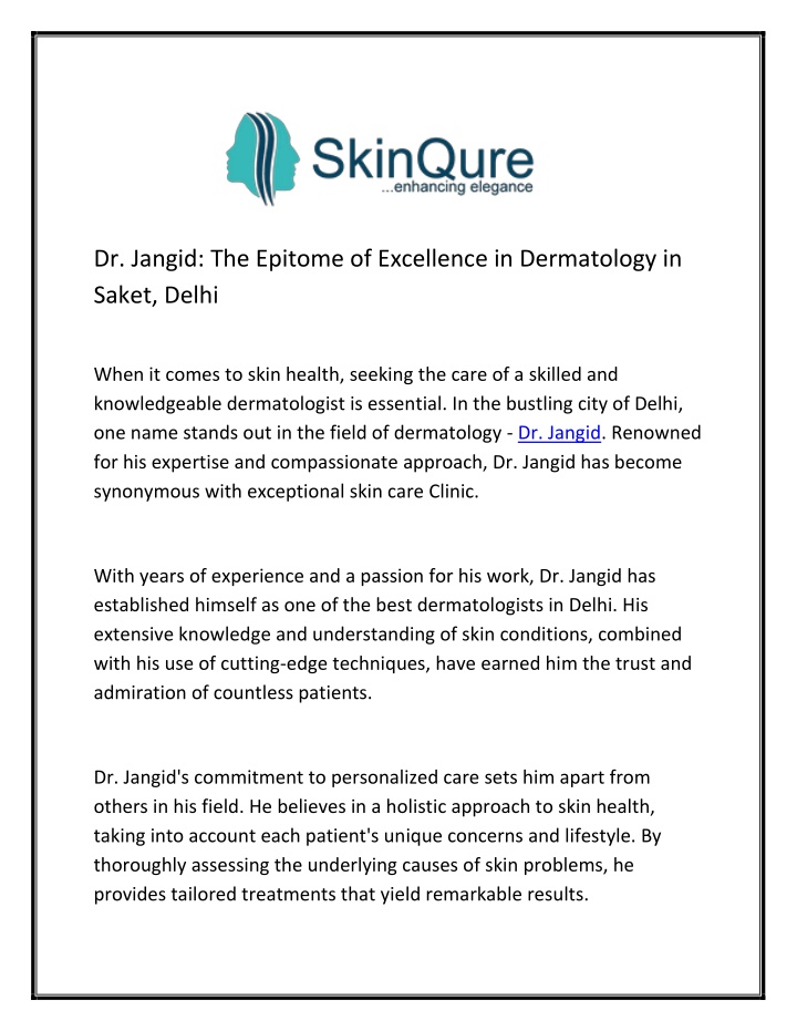 dr jangid the epitome of excellence