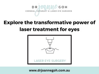Explore the transformative power of laser treatment for eyes