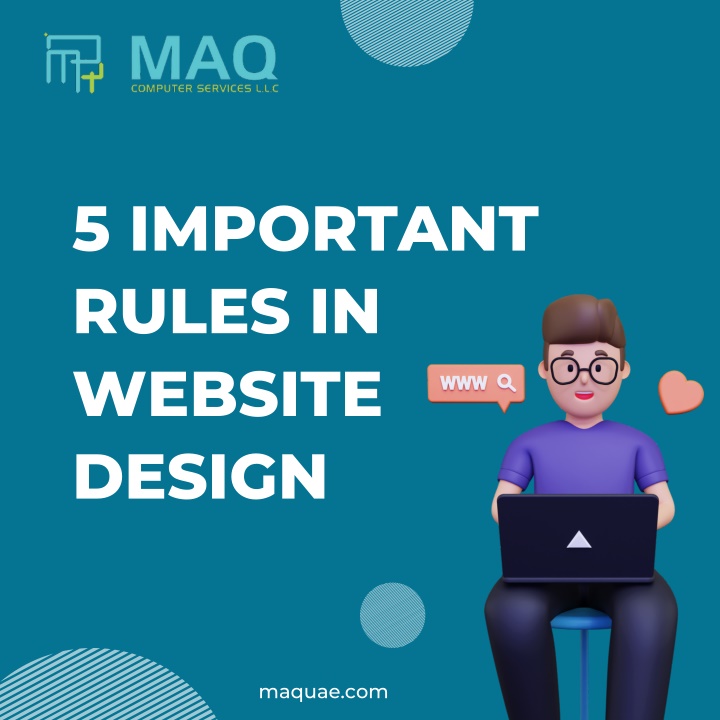 5 important rules in website design