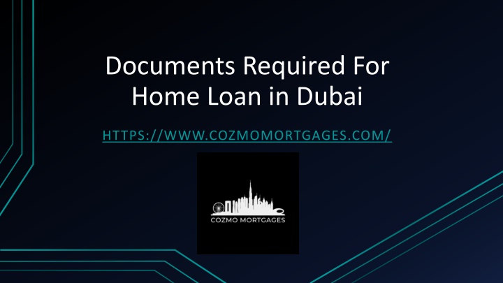 documents required for home loan in dubai