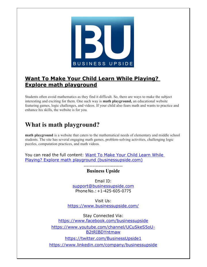 want to make your child learn while playing