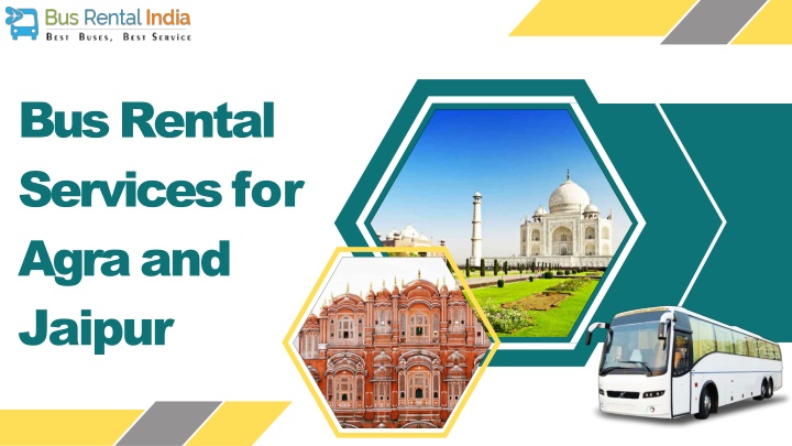 bus rental services for agra and jaipur