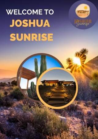 Top Joshua Tree Vacation Rentals - Joshua Sunrise