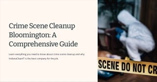 Crime Scene Cleanup Hammond | Indiana CleanIT
