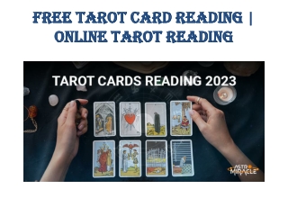 Free Tarot Card Reading | Online Tarot Reading