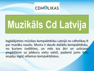 Muzikāls Cd Latvija
