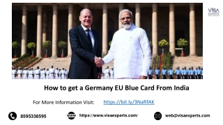 How to get a Germany EU Blue Card From India