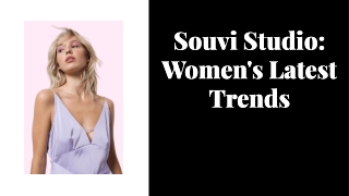 Latest Fashion Trendy Online Boutiqe Women's Clothing & Dresses | Souvi Studio