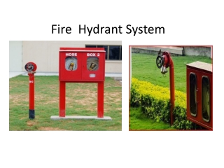 fire hydrant system ppt