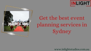 Event Planning Sydney | inLigth Studios
