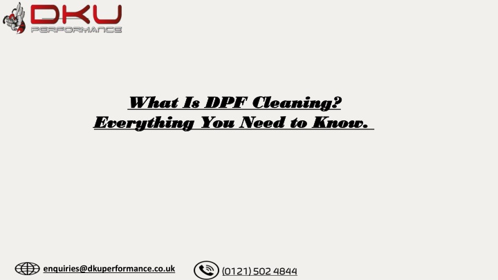 what is dpf cleaning everything you need to know