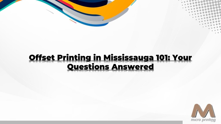 offset printing in mississauga 101 your questions