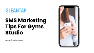 sms marketing tips for gyms studio