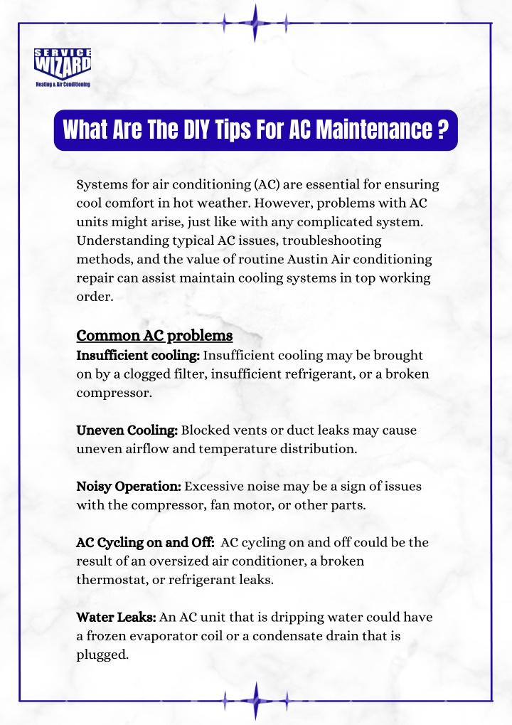 what are the diy tips for ac maintenance systems