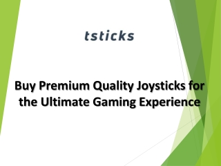 Get the best Joysticks for Maximum Precision and Control