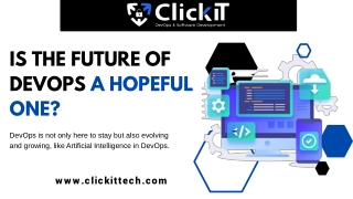 Future of DevOps - ClickIT