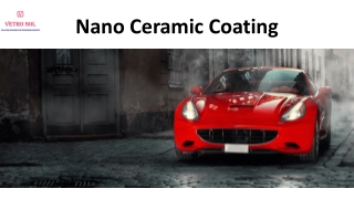 Nano Ceramic Car Coating Services | Car Ceramic Coating