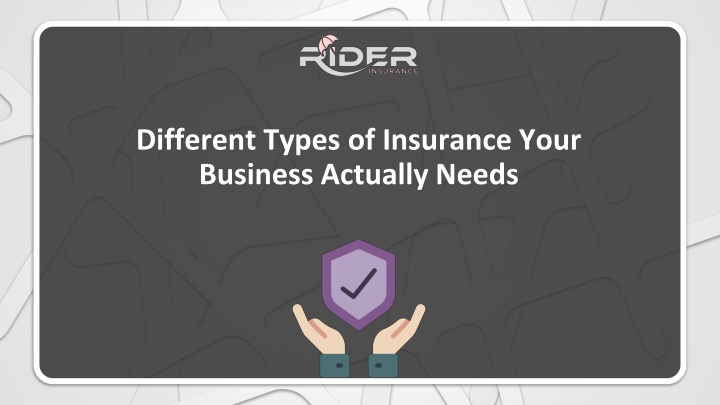 different types of insurance your business actually needs