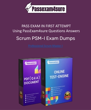 PSM-I Dumps PDF For The very best Study
