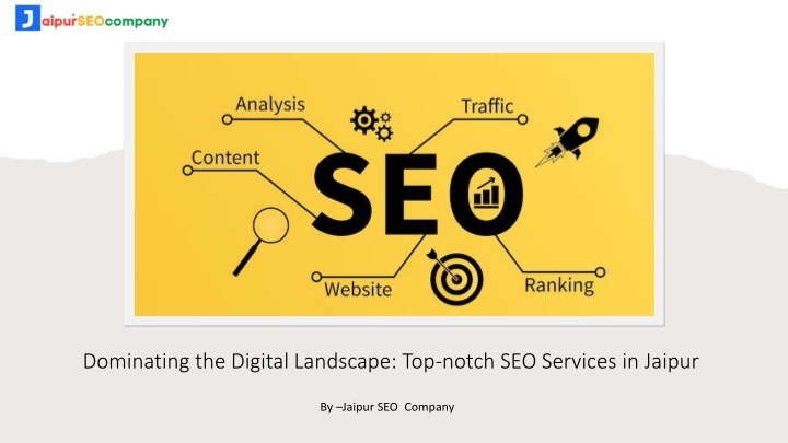 dominating the digital landscape top notch seo services in jaipur