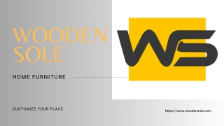 Get Your Premium Custom Furniture Online At Wooden Sole – Here's How!