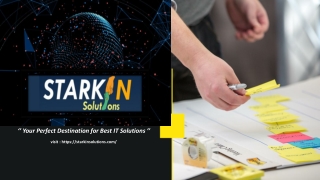 StarkIn Solutions: Your Perfect Destination for Best IT Solutions