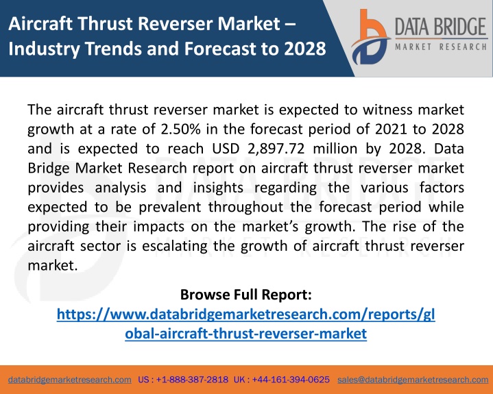 aircraft thrust reverser market industry trends