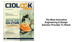 the most innovative engineering design solution