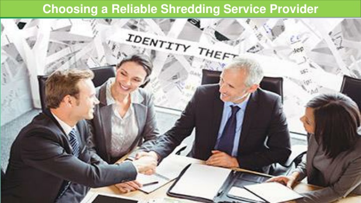 choosing a reliable shredding service provider