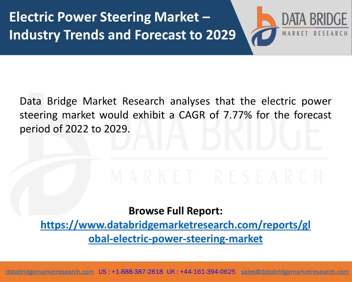 electric power steering market industry trends