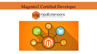 Magento2 Certified Developer