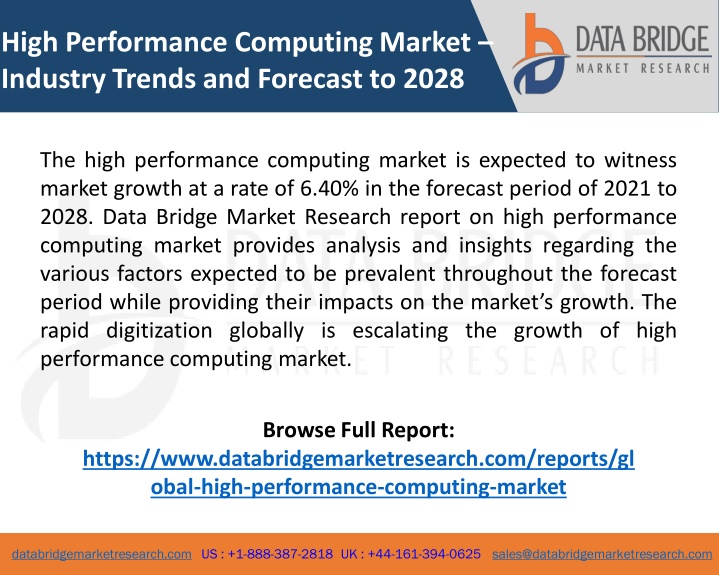 high performance computing market industry trends